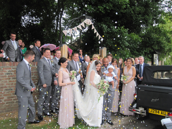 Hessian Bunting Wedding Mr Mrs Personalised
