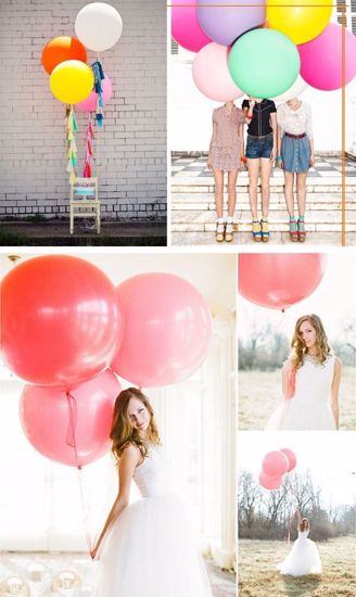 Picture of Pink Huge Giant Balloons up to 36" Wedding