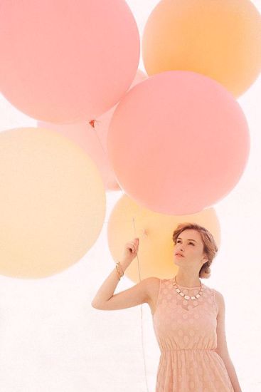 Picture of Pink Huge Giant Balloons up to 36" Wedding