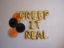 Picture of CREEP IT REAL  Halloween 16" Letters Foil Mylar Balloons Banner Garland