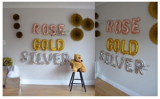 Picture of BOO YOU ALL  Halloween 16" Letters Foil Mylar Balloons Banner Garland