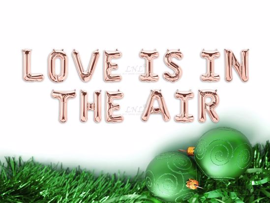 Picture of LOVE IS IN THE AIR Rose gold Balloons