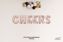 Picture of CHEERS Rose Gold Letters 34 Inch Foil Balloons