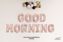 Picture of GOOD MORNING Rose Gold Letters 34 Inch Foil Balloons