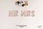 Picture of MR MRS Rose Gold Letters 34 Inch Foil Balloons