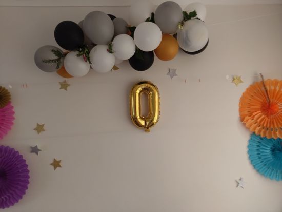 Picture of #BFF Rose Gold Silver Letter Balloons