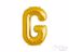 Gold foil balloon letter G