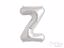 Silver foil balloon letter Z