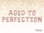 Picture of Rose Gold Balloon Banner Letters AGED TO PERFECTION