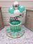 Picture of Balloon Cake Topper Mini Garland Silver Mint