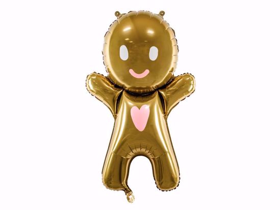 Picture of Gingerbread Man Foil Balloon Christmas