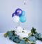 Picture of BALLOON CAKE TOPPER BUNCH PURPLE MINT