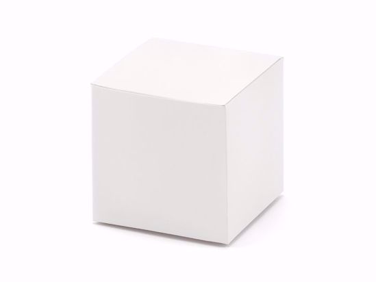 Picture of White Wedding Favour Boxes Square